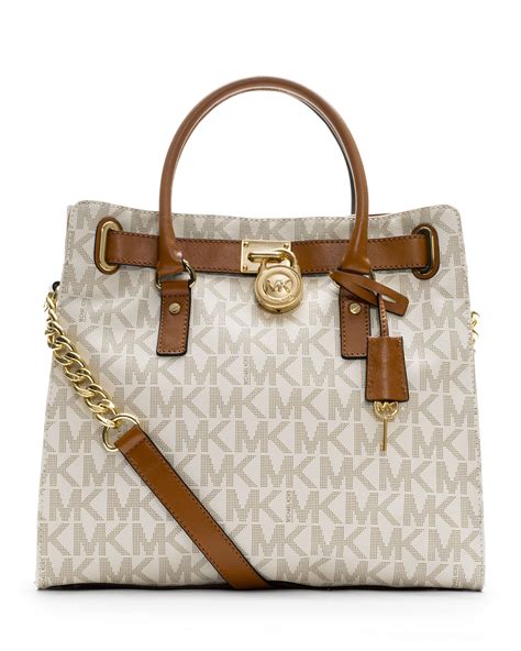 michael kors hamilton ns tote vanilla|Amazon.com: Michael Kors Vanilla Handbags.